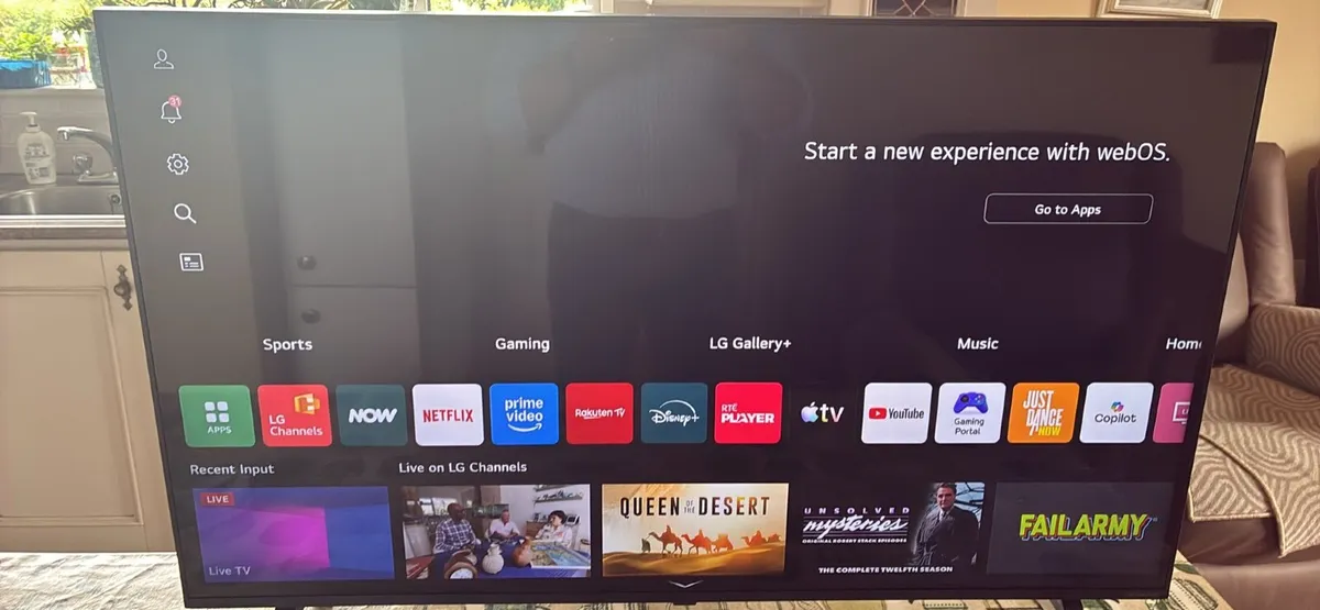 LG 43” Nano Television - Image 1
