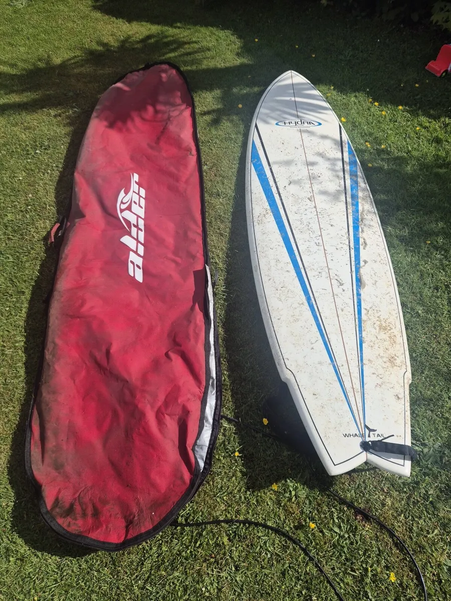 Surfboard and Bag - Image 1