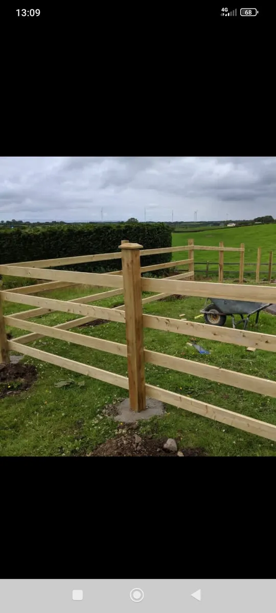 Garden fencing, Decking, Timberwork - Image 2
