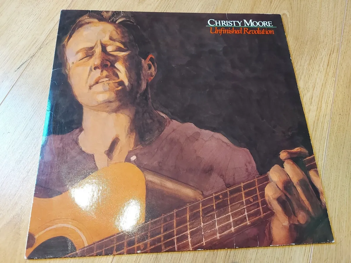 CHRISTY MOORE - UNFINISHED REVOLUTION - VINYL LP - Image 1