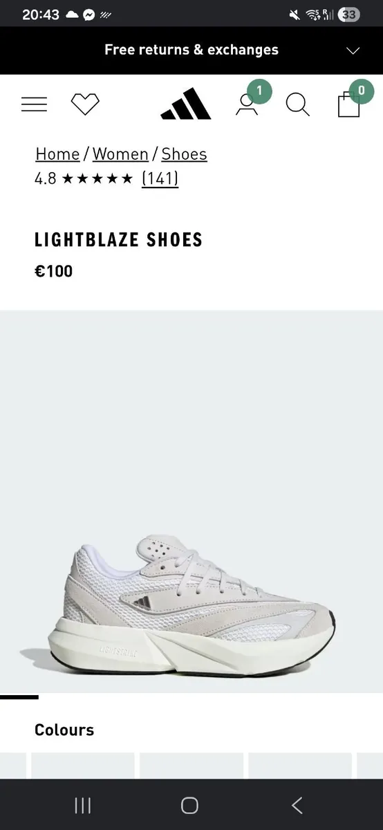 Adidas Lightblaze Shoes - Image 1