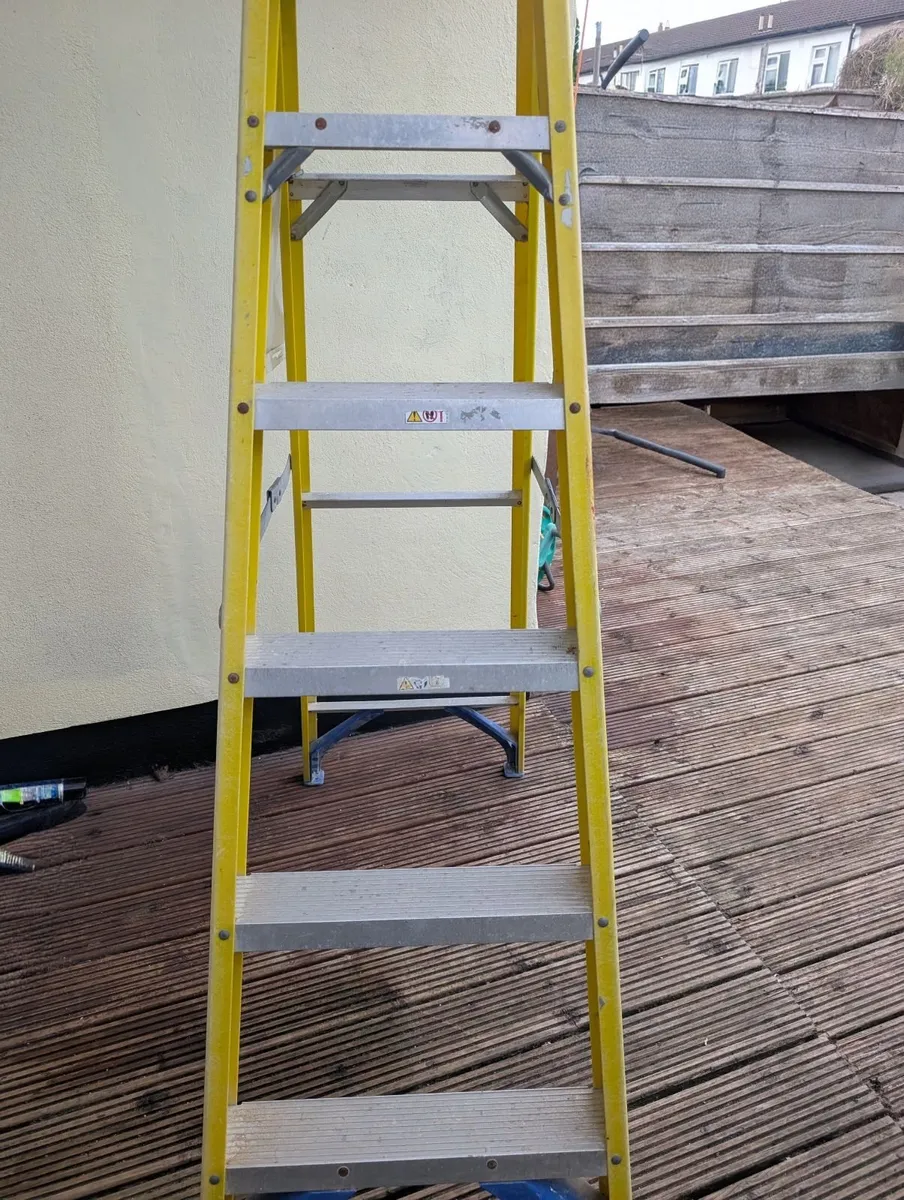 Werner A frame , 5 step ladder - Image 1