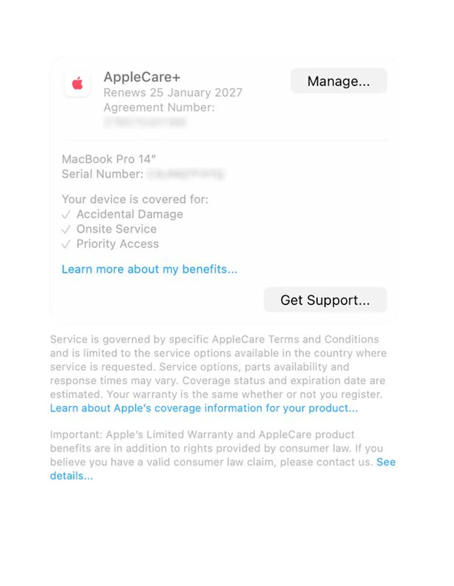 MacBook Pro M1 16GB 512GB AppleCare+ Warranty to Jan 2027 - Image 3