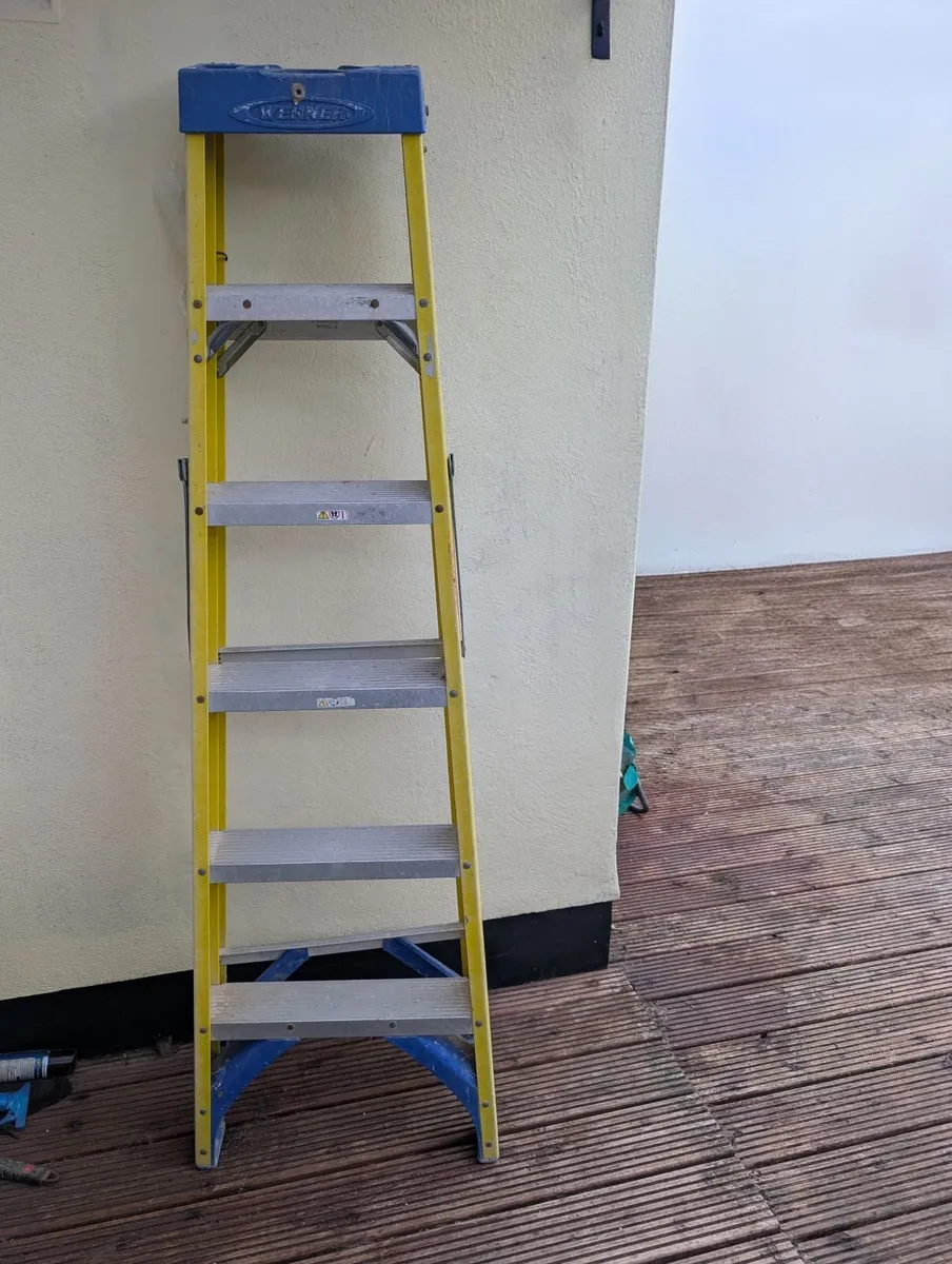 Werner A frame , 5 step ladder - Image 2