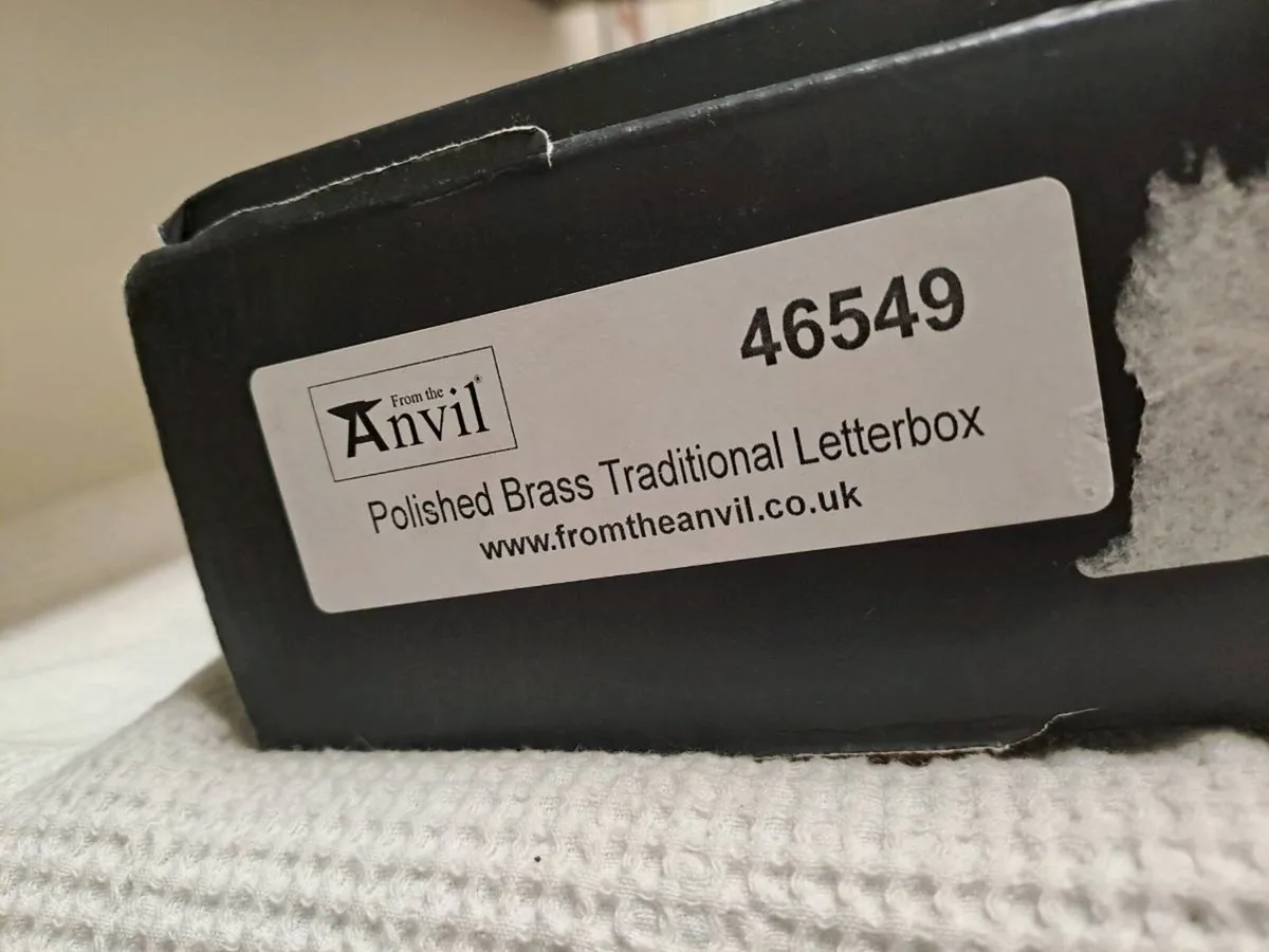 From Anvil Polished Brass Traditional Letterbox - Image 3
