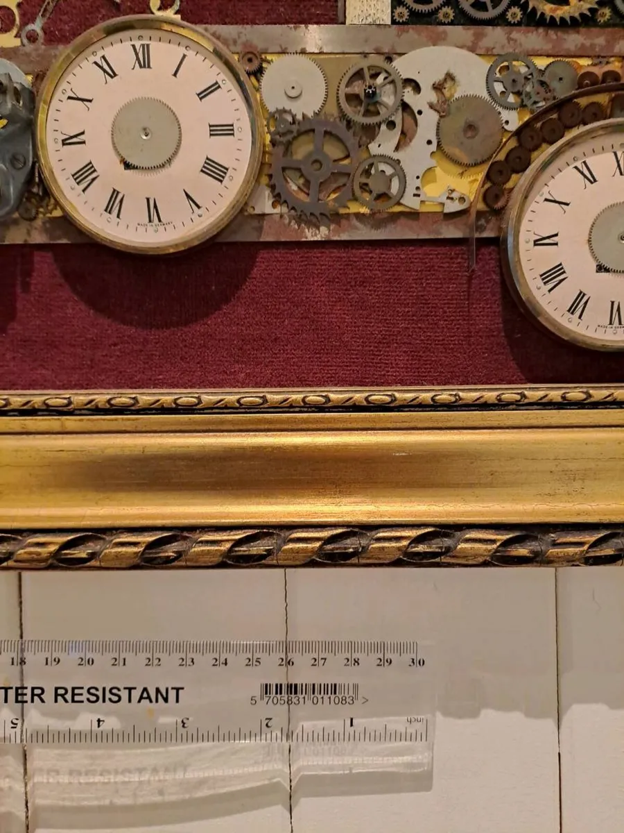 Large Steampunk Clockwork Wall Art - Image 3
