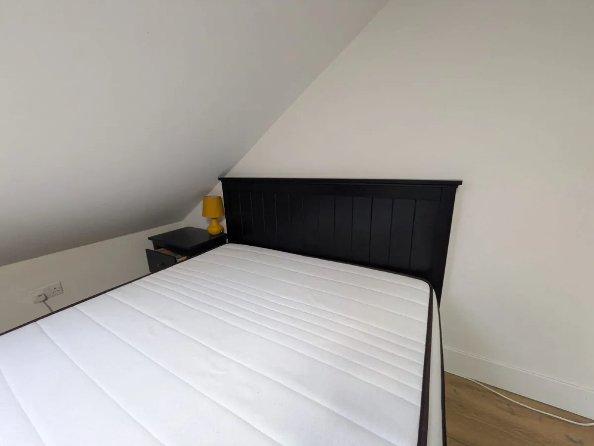King Bed + mattress - Image 1
