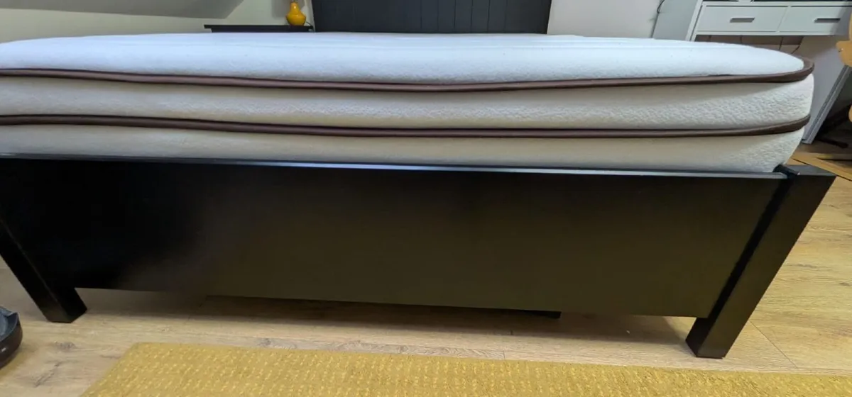 King Bed + mattress - Image 2