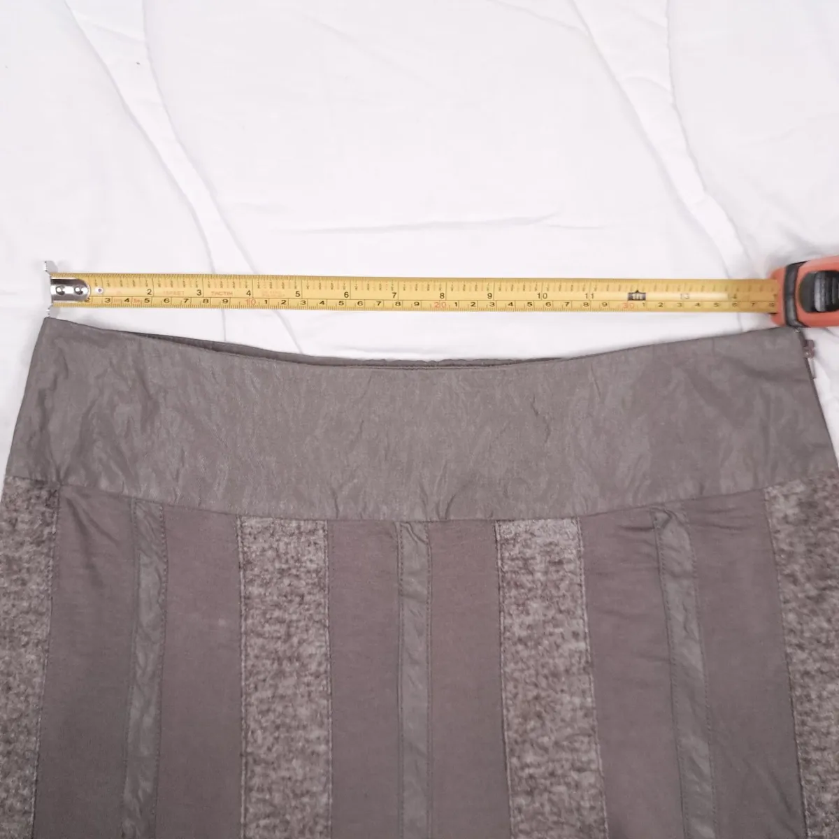 Kapalua Taupe Brown A-Line Midi Skirt 12UK/40EU - Image 2