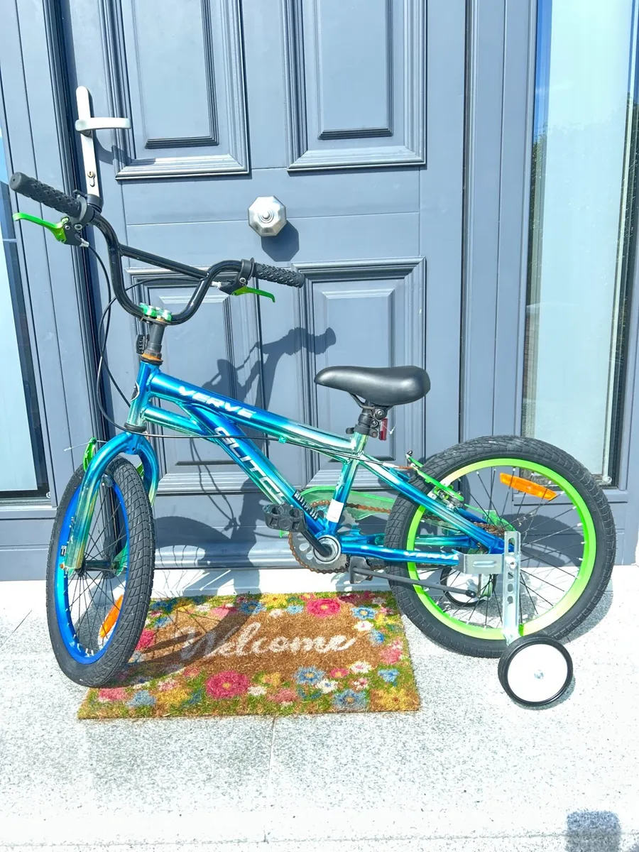 18 Inch Glitch Bike Metallic Blue Bike - Image 1