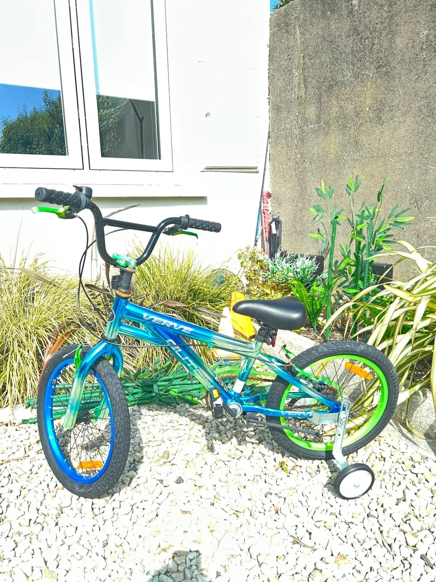 18 Inch Glitch Bike Metallic Blue Bike - Image 4