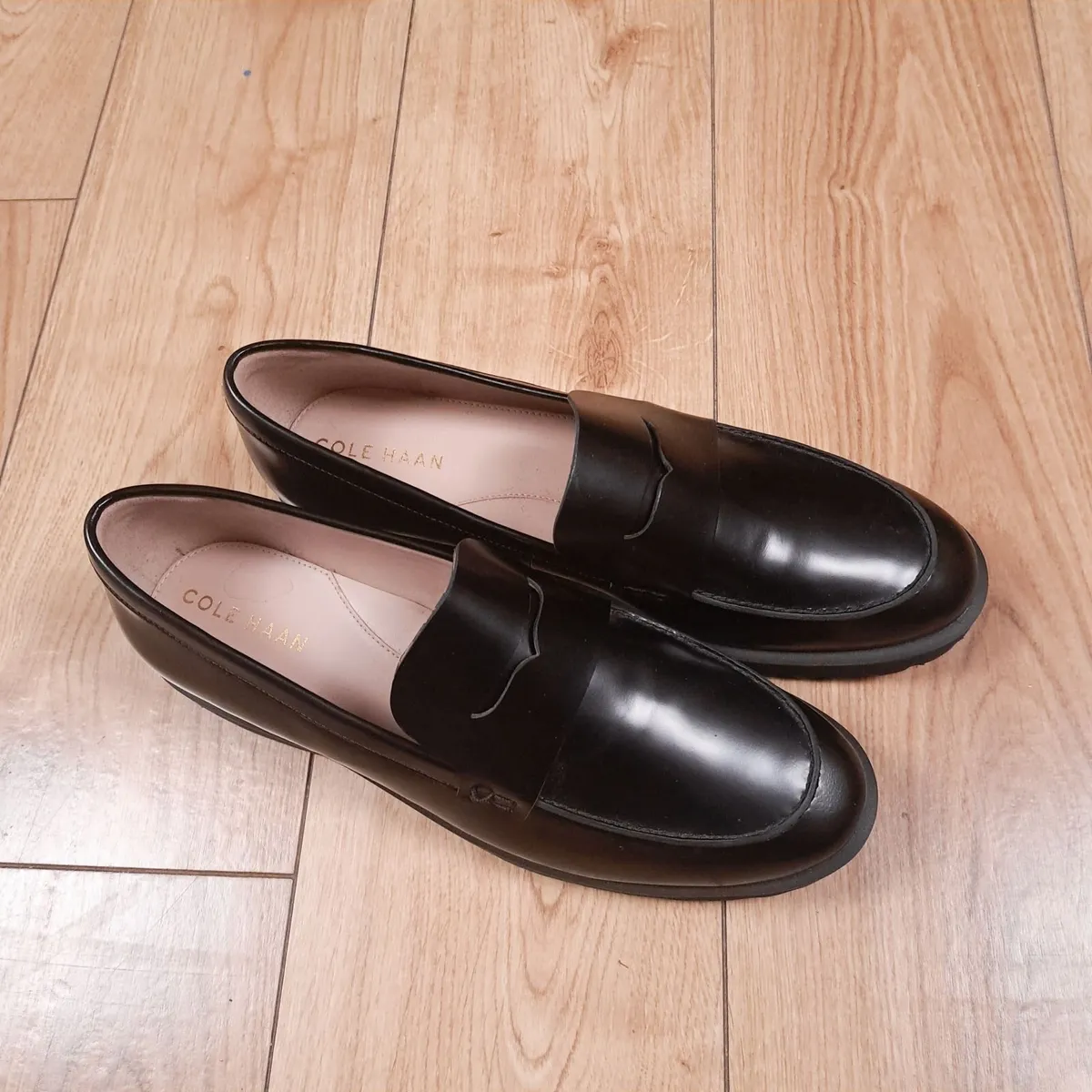 Cole Haan Black Gwendolyn Penny Loafers 7UK/40.5EU - Image 1