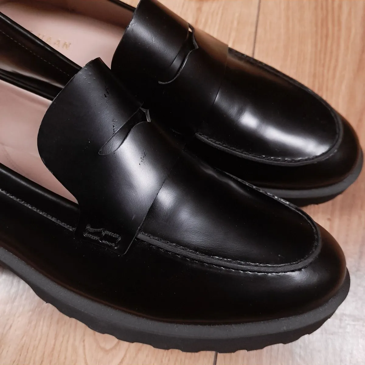 Cole Haan Black Gwendolyn Penny Loafers 7UK/40.5EU - Image 4