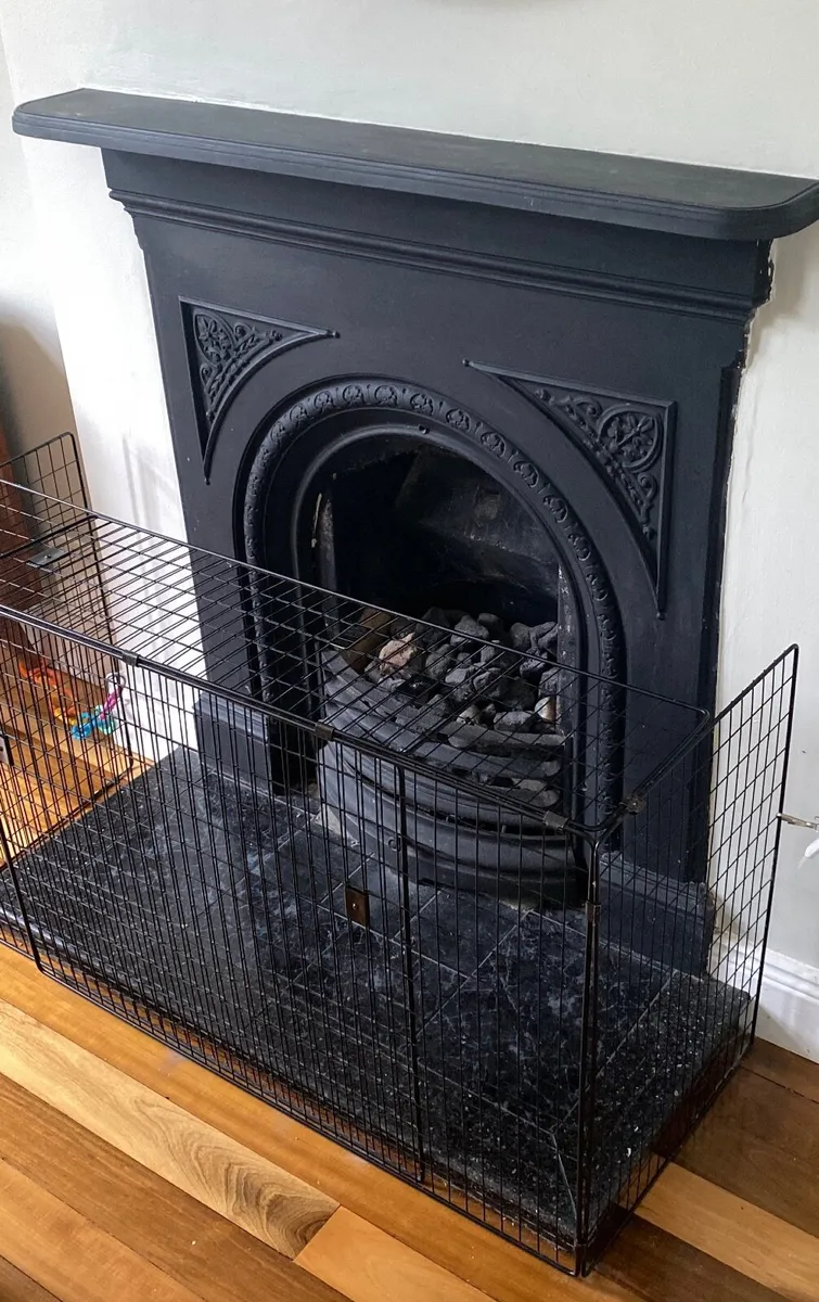 Cast iron fireplace full set for sale ONO