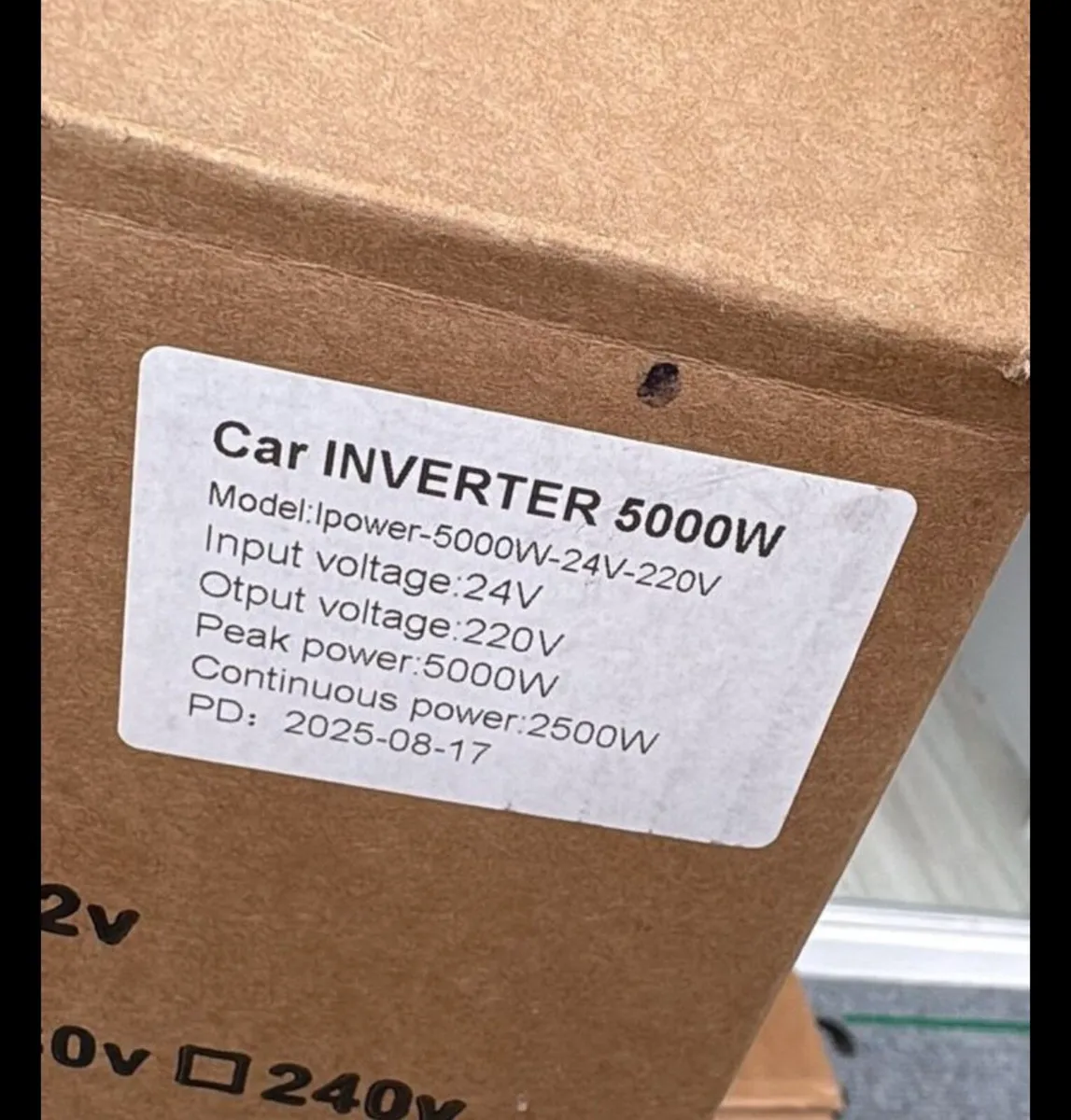 Power inverter 12v 5000w power pure sine - Image 3