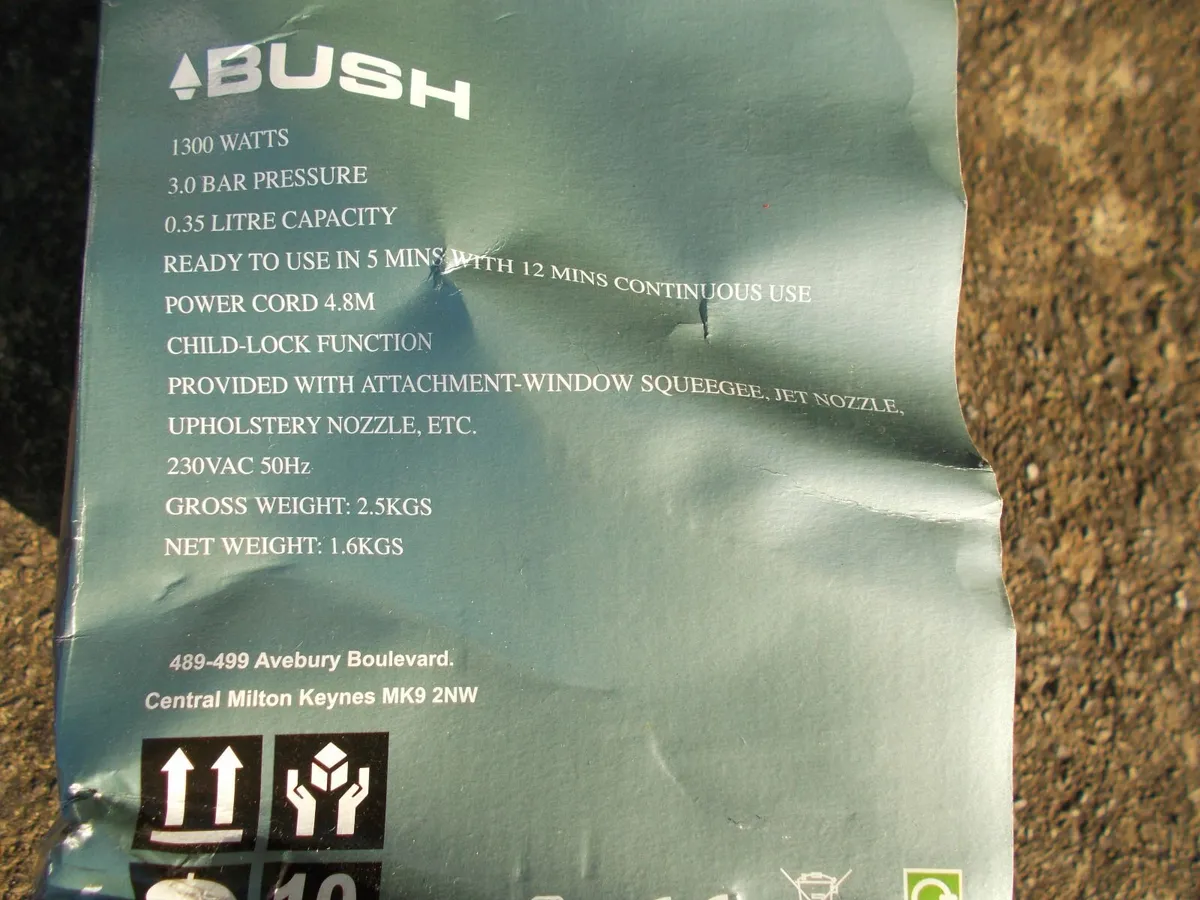 'BUSH' Handheld Steam Cleaner - Image 3