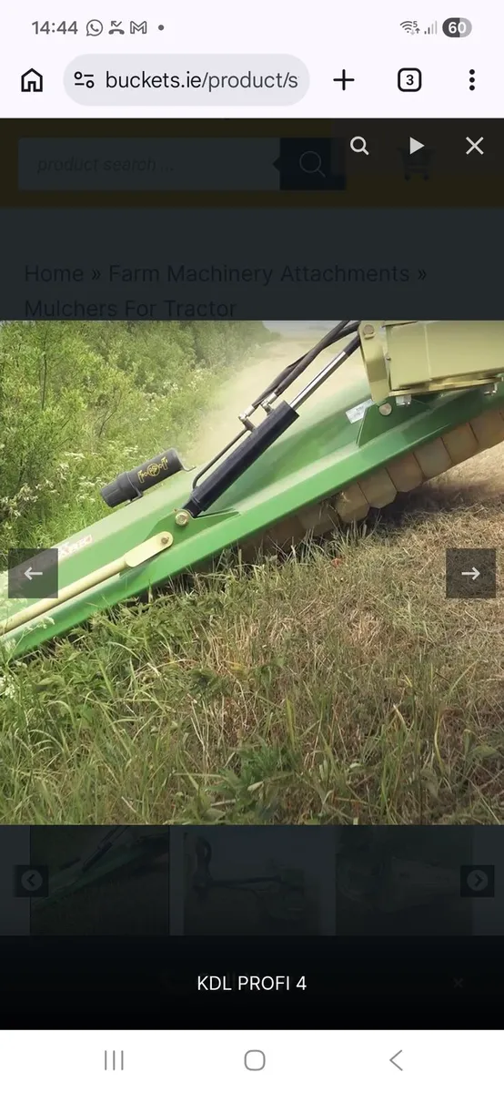 Tractor  and digger mulchers - Image 4