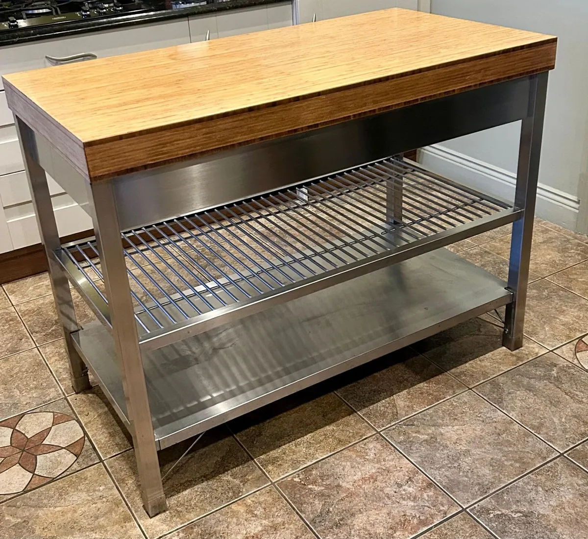 Ikea Butcher block island - Image 1