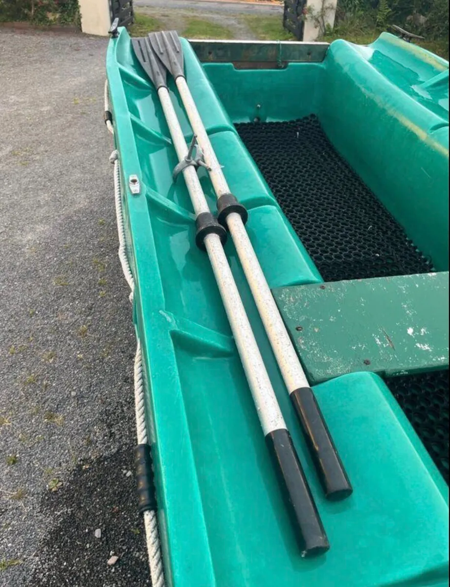 12ft plastic poly boat and trailer Whaly Secu12 - Image 3