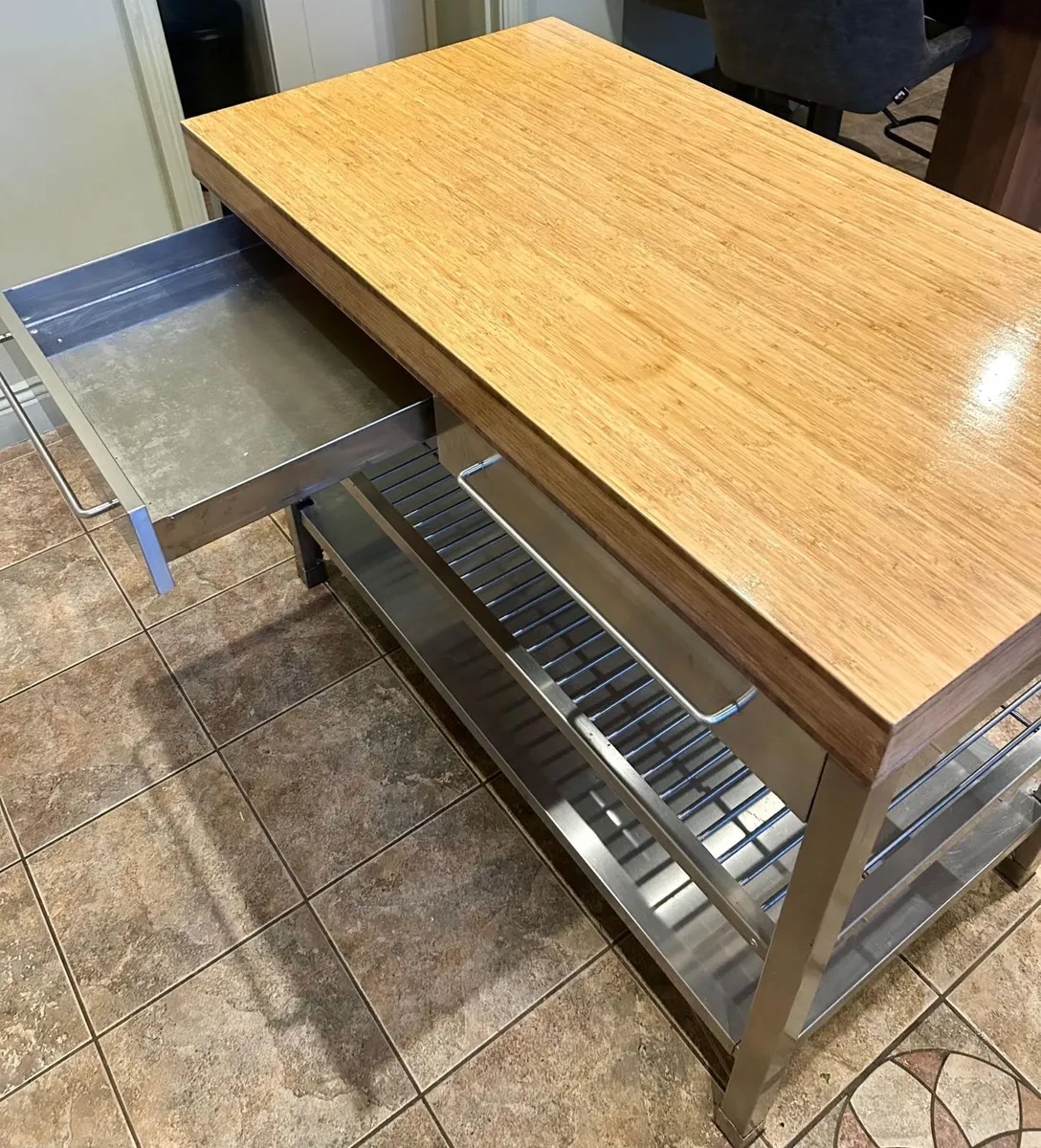 Ikea Butcher block island - Image 2