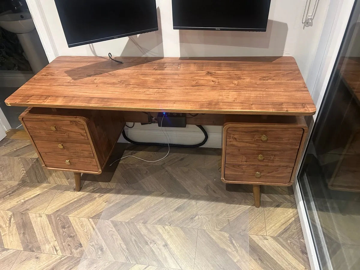 Mid century style desk - Image 3