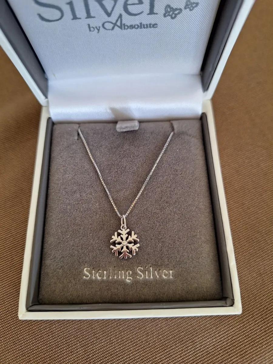 Sterling silver necklace - Image 1