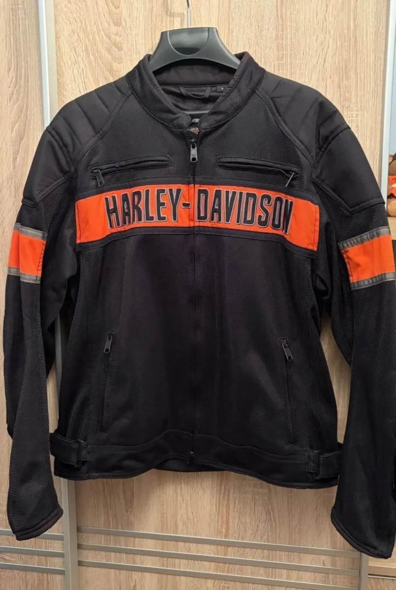Harley-Davidson motorcycle jacket size L - Image 2