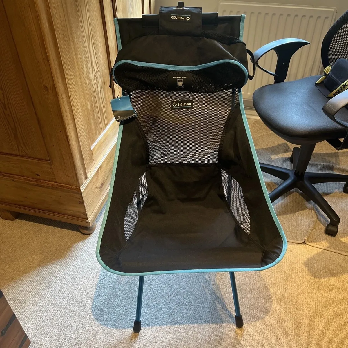 Helinox Sunset Chair Black Camping Picnic NEW - Image 1