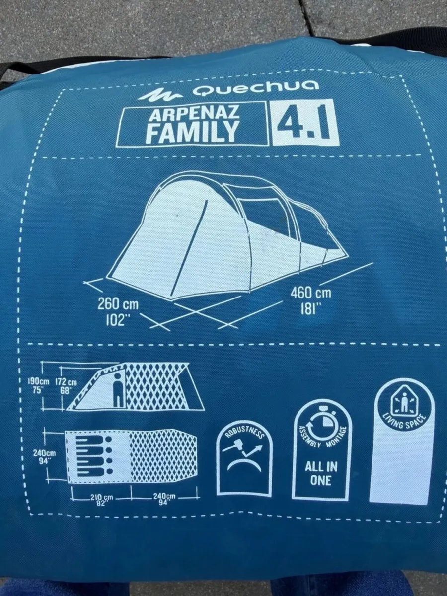Quechua Arpenaz Family 4.1 Tent 4 Persons Excellen - Image 2