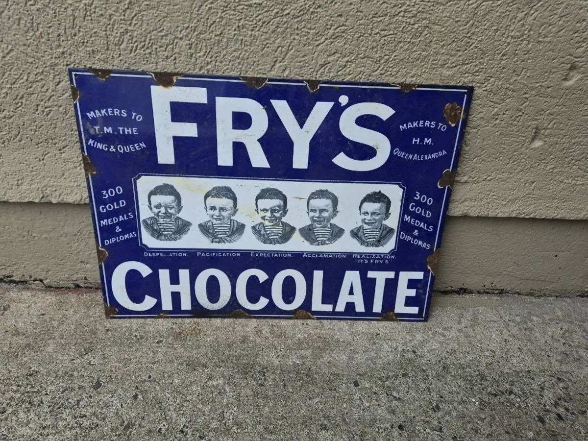 Frys enamel  sign - Image 3