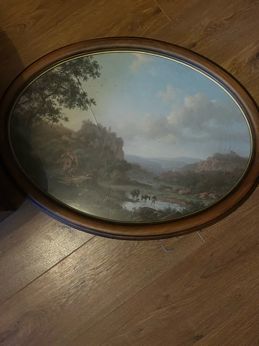6 antique paintings - Image 4