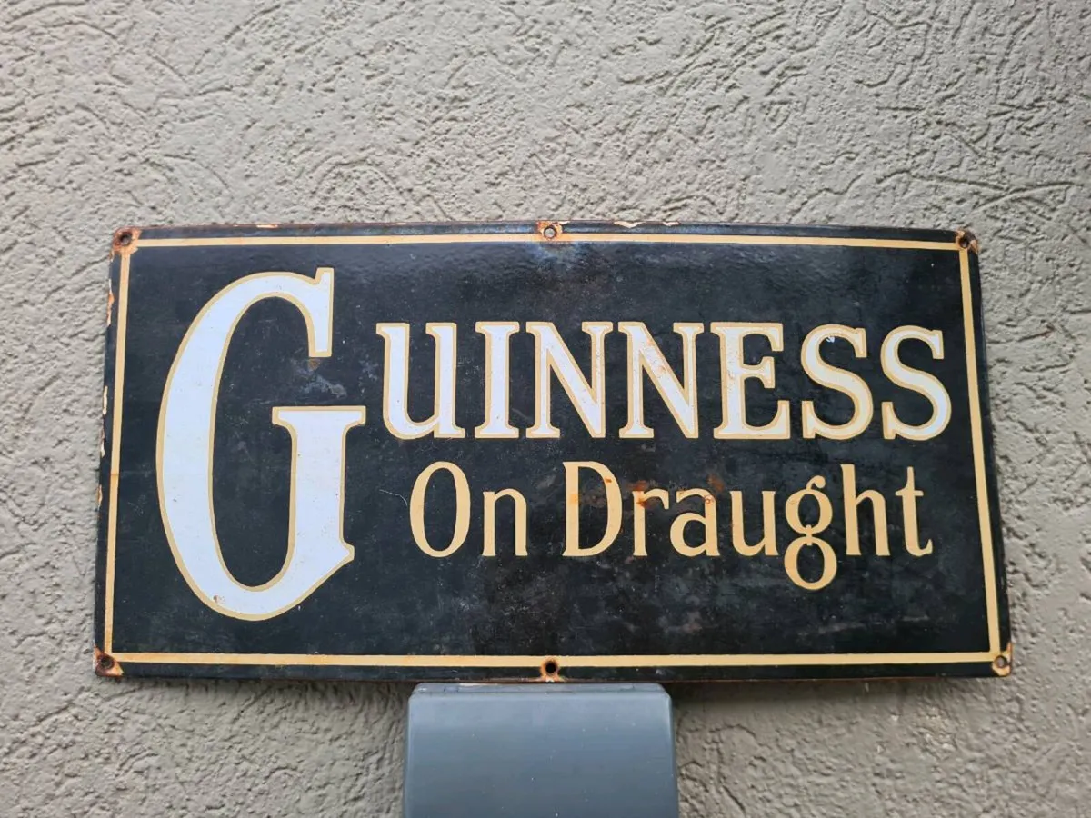 Guinness  enamel sign - Image 1