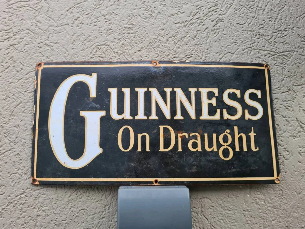 Guinness  enamel sign - Image 2