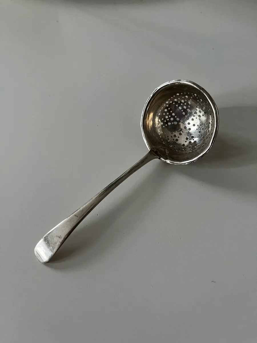 1809 Antique Georgian Spice Sifting Spoon 15.6g - Image 2