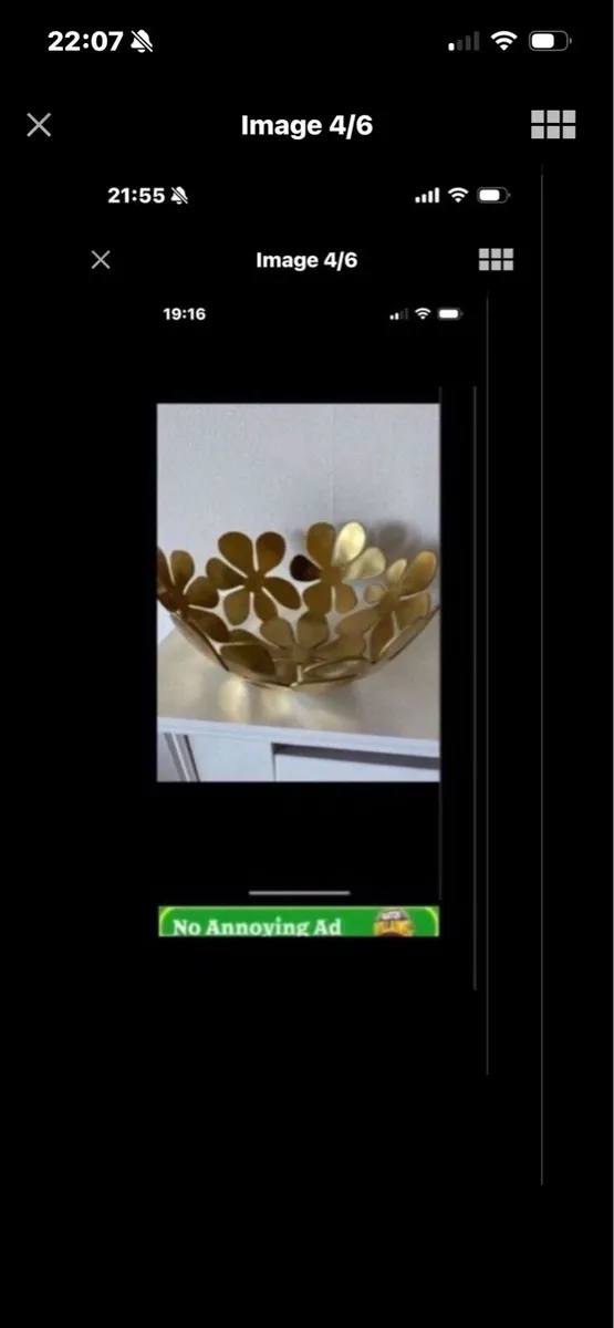 Vintage Brass Fruit Bowl - Image 4