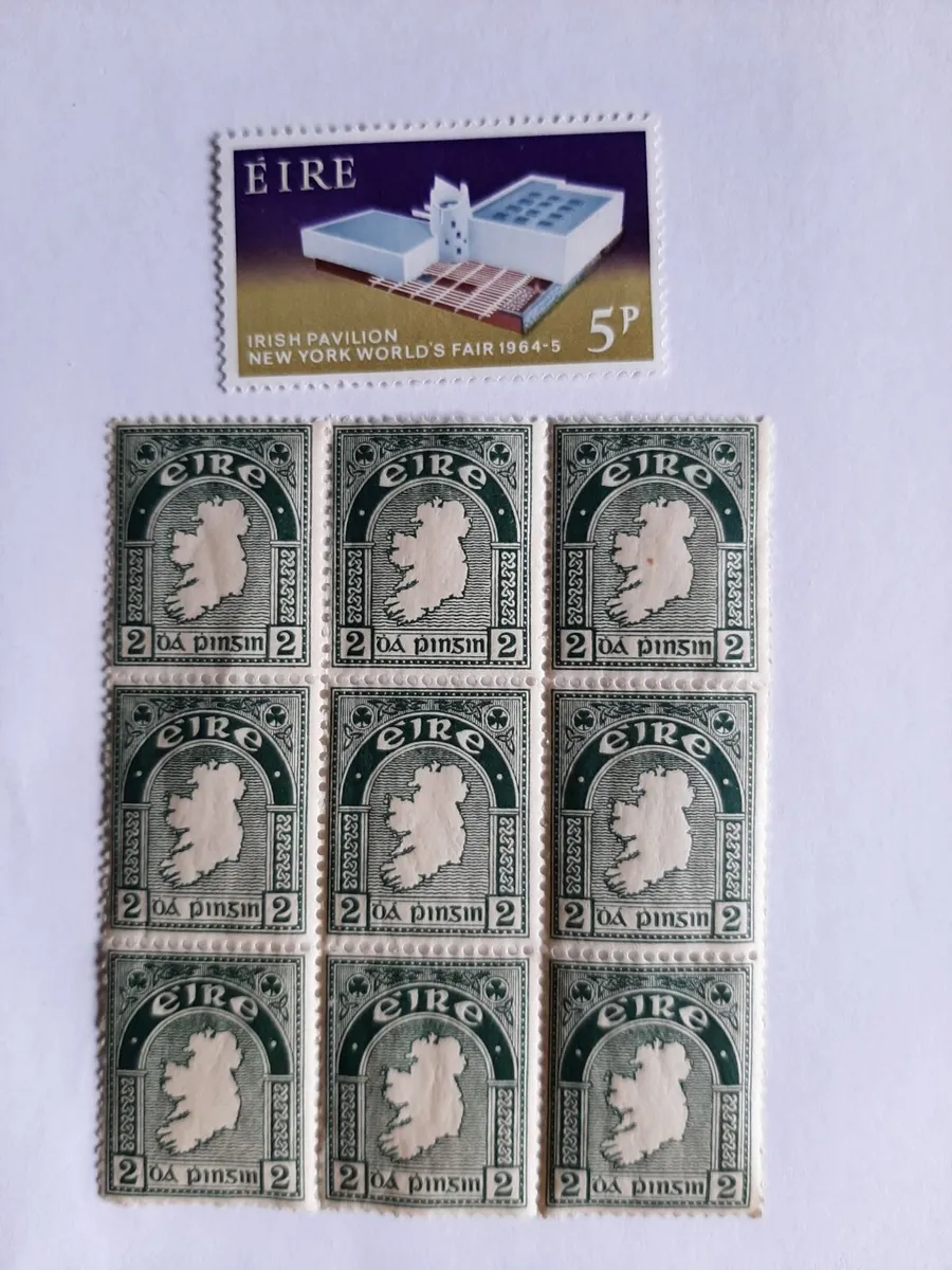 Rare  Vintage Irish Postage Stamps - Image 1