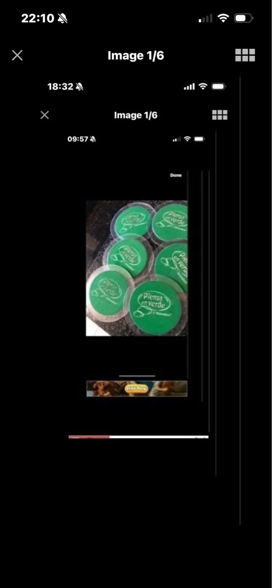 Think Green Heineken Coasters (6) - Image 1