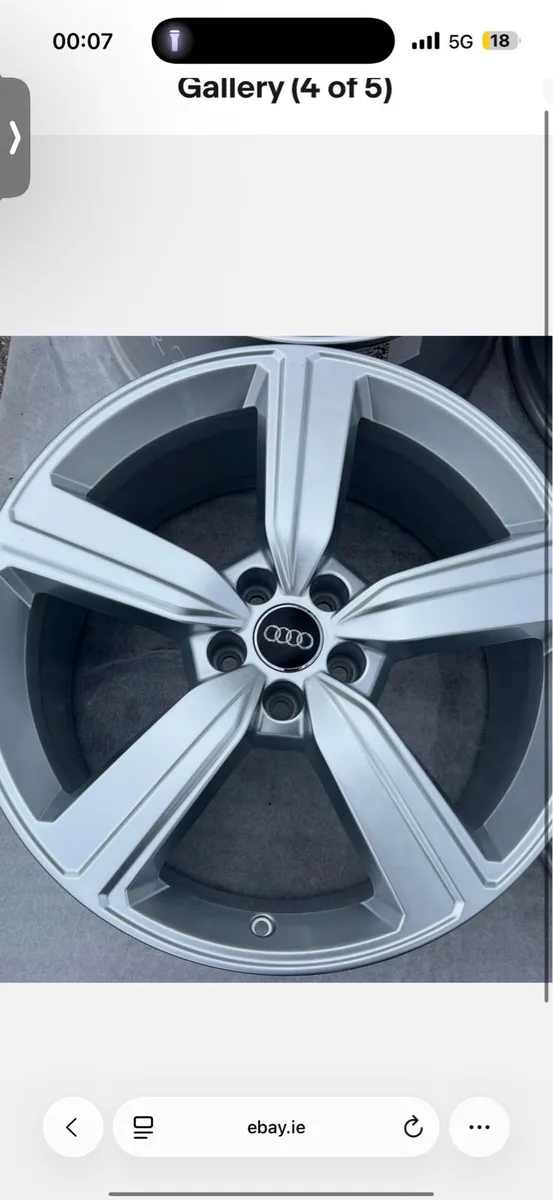 Audi alloys x 4 - Image 2