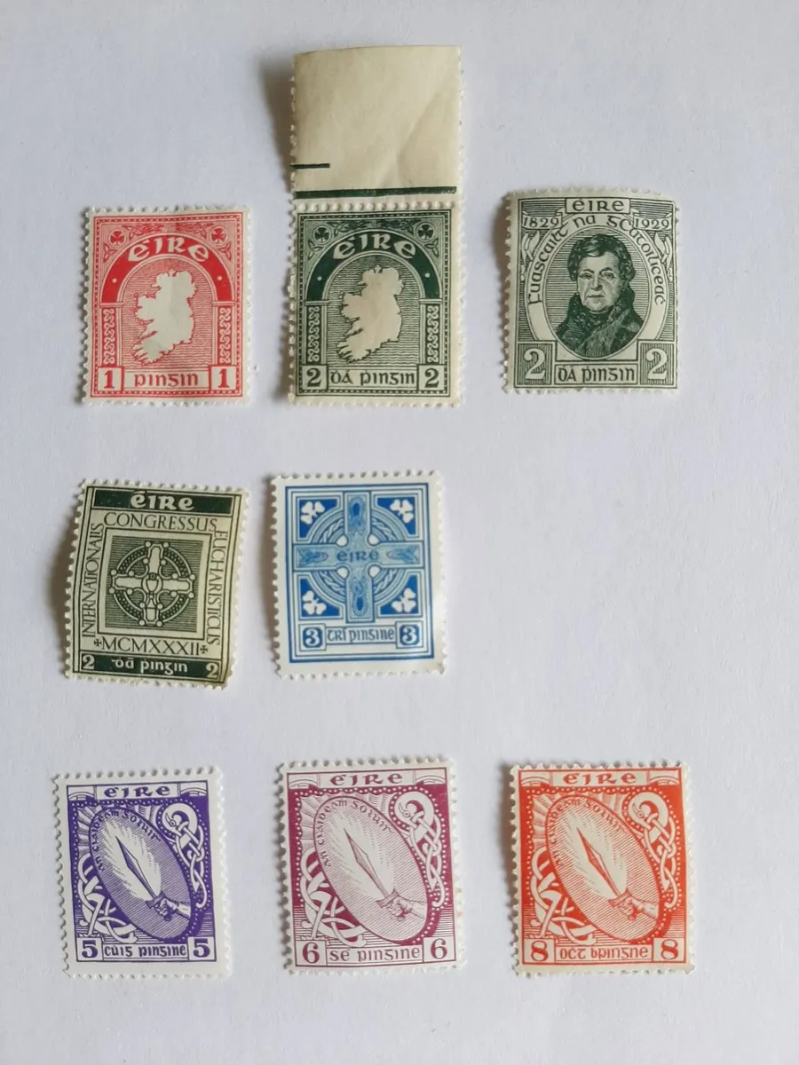 Rare Vintage Irish Postage Stamps - Image 2