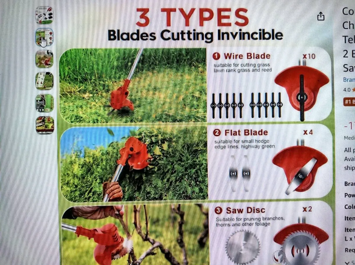 Grass Trimmers 800W 21V-Brand New - Image 2