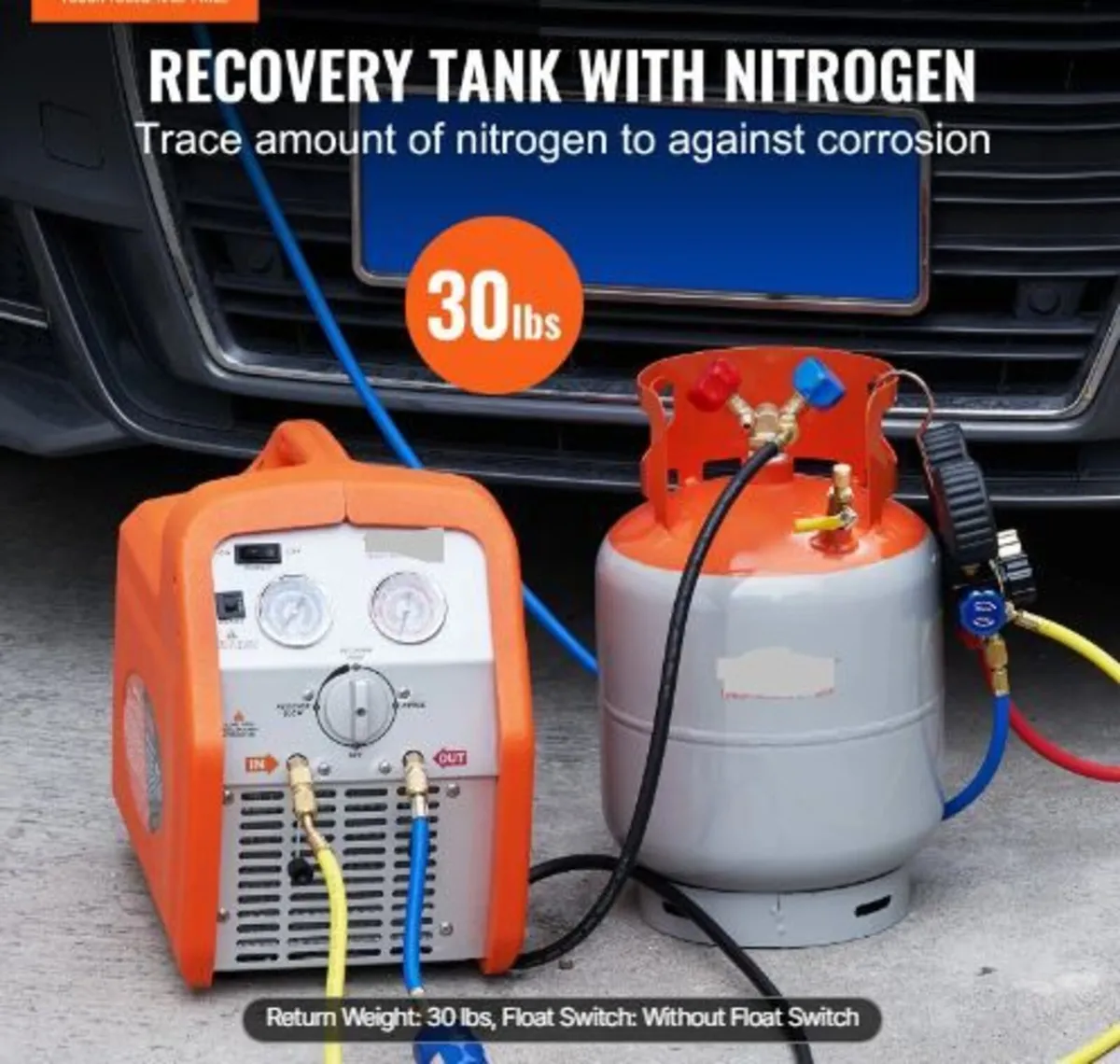 Refrigerant Recovery Reclaim 13.6 kg Cylinder - Image 1