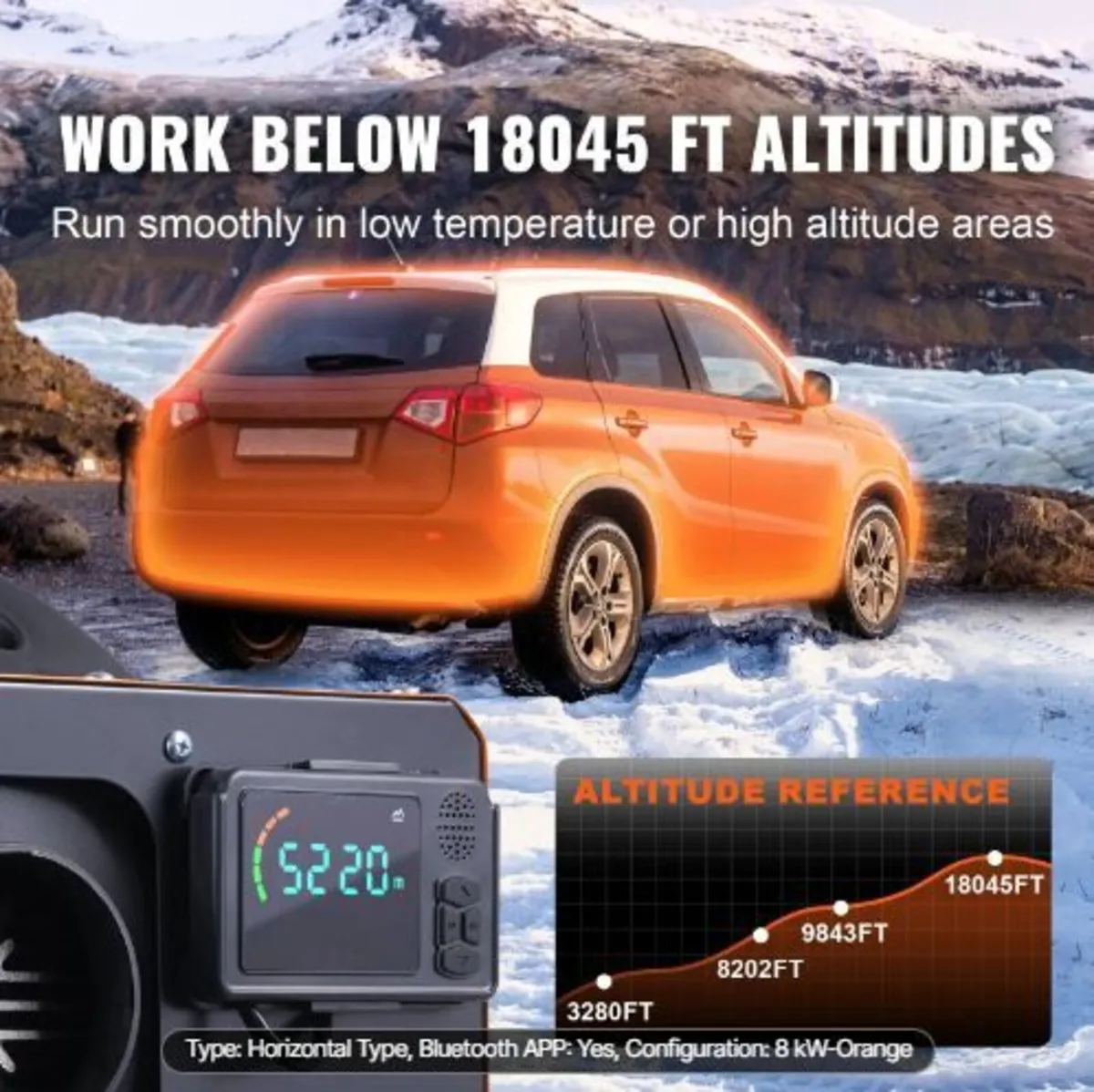 Diesel Air Heater All-in-one 12V 5-8KW Bluetooth - Image 4