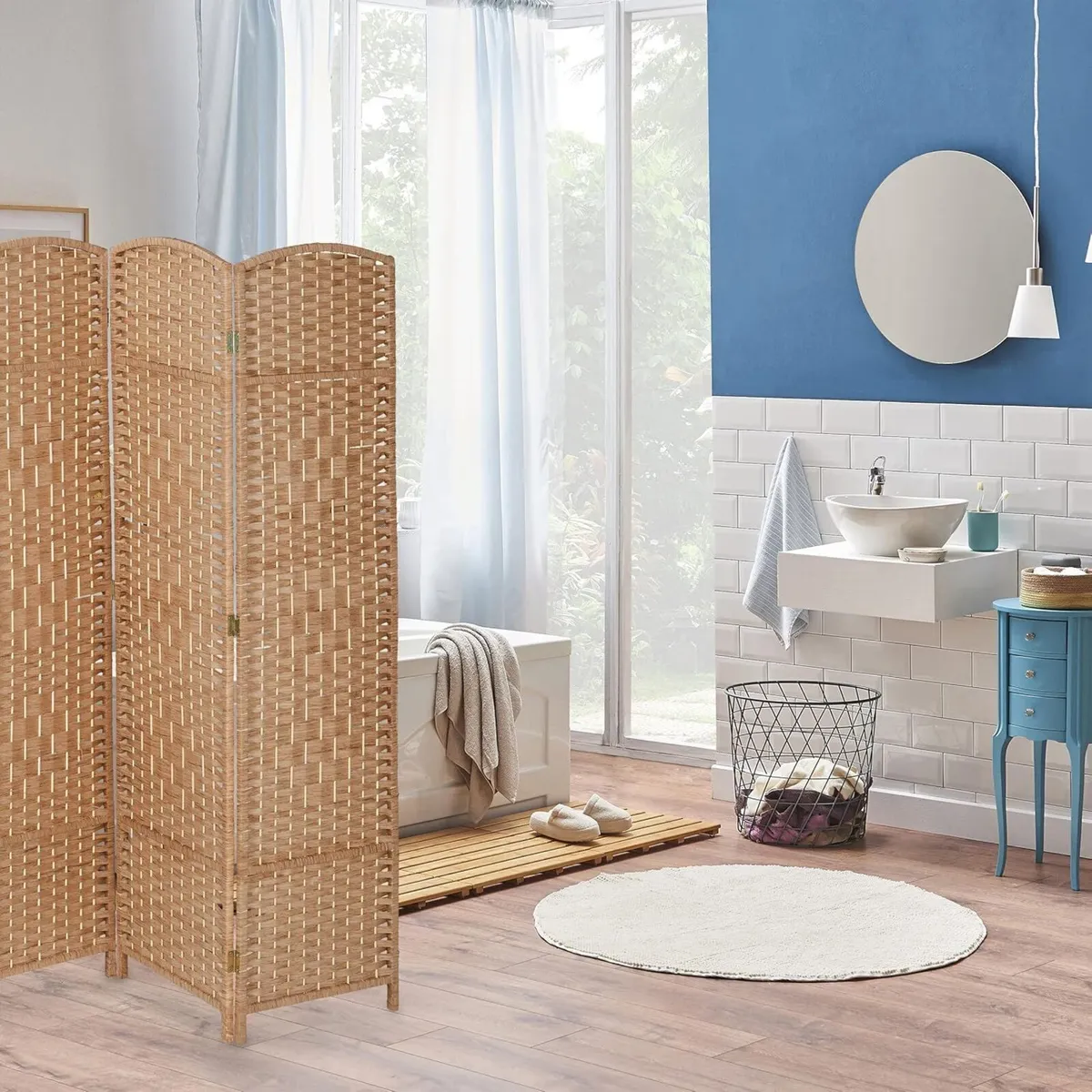 6-Piece Folding Room Divider .. Free Delivery - Image 4