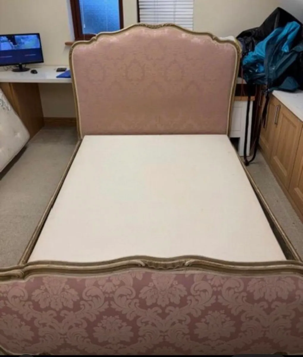 Antique French double bed - Image 1