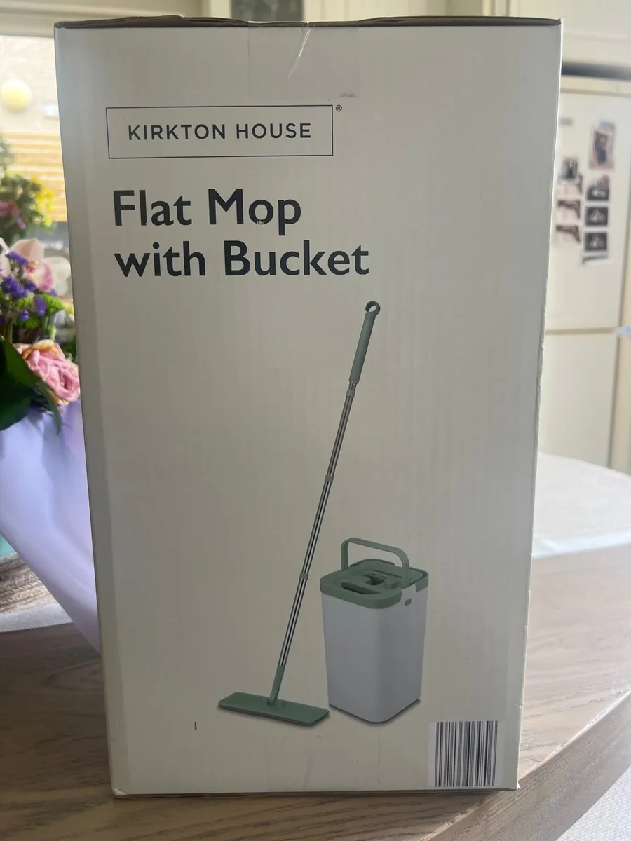 Flat mop with bucket - Image 1