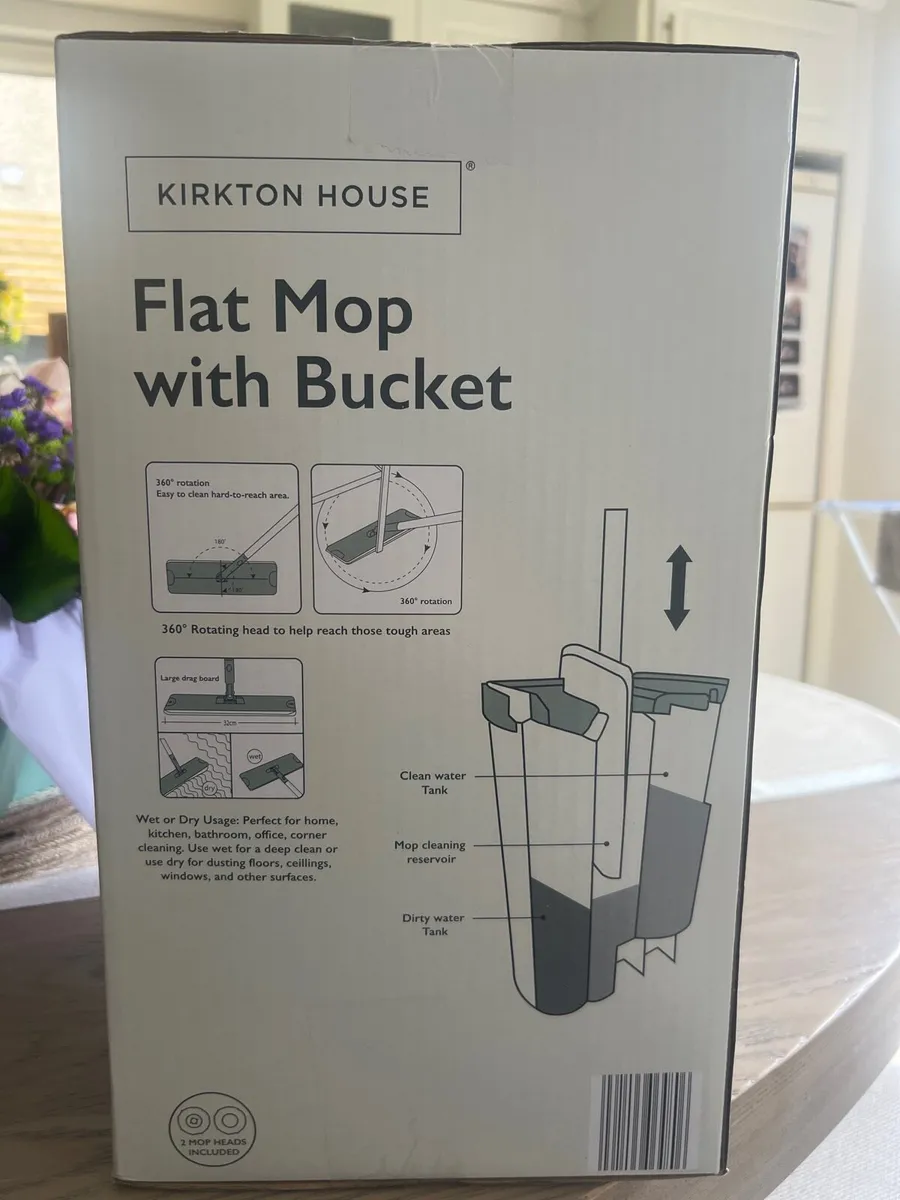 Flat mop with bucket - Image 3