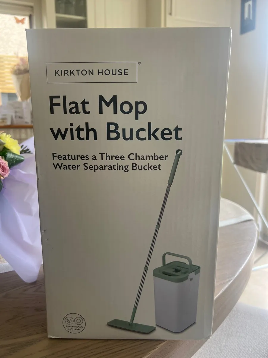 Flat mop with bucket - Image 2