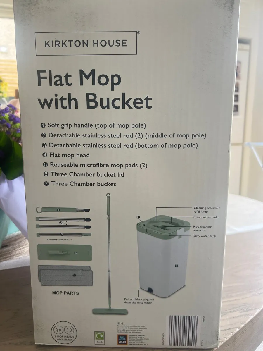 Flat mop with bucket - Image 4
