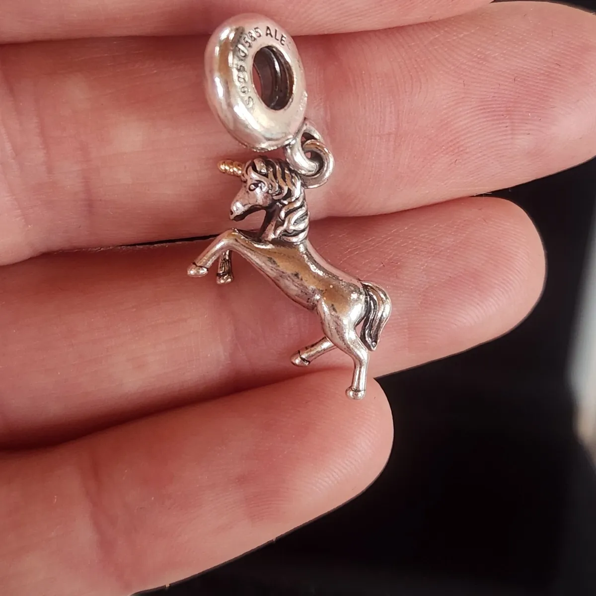 Pandora charm (with 14k gold) - Image 1