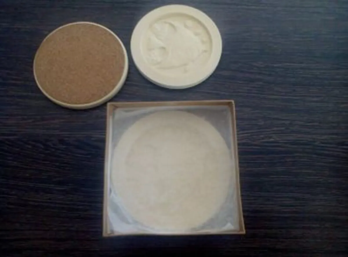 (New) 4 Terracotta Coasters.